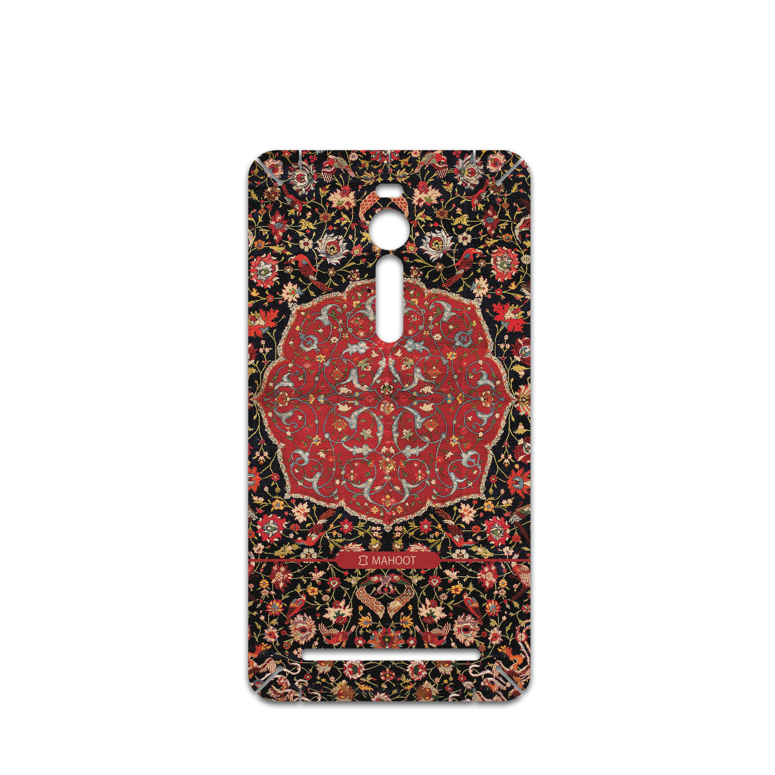 برچسب پوششی ماهوت مدل Persian-Carpet-Red مناسب برای گوشی موبایل ایسوس Zenfone 2