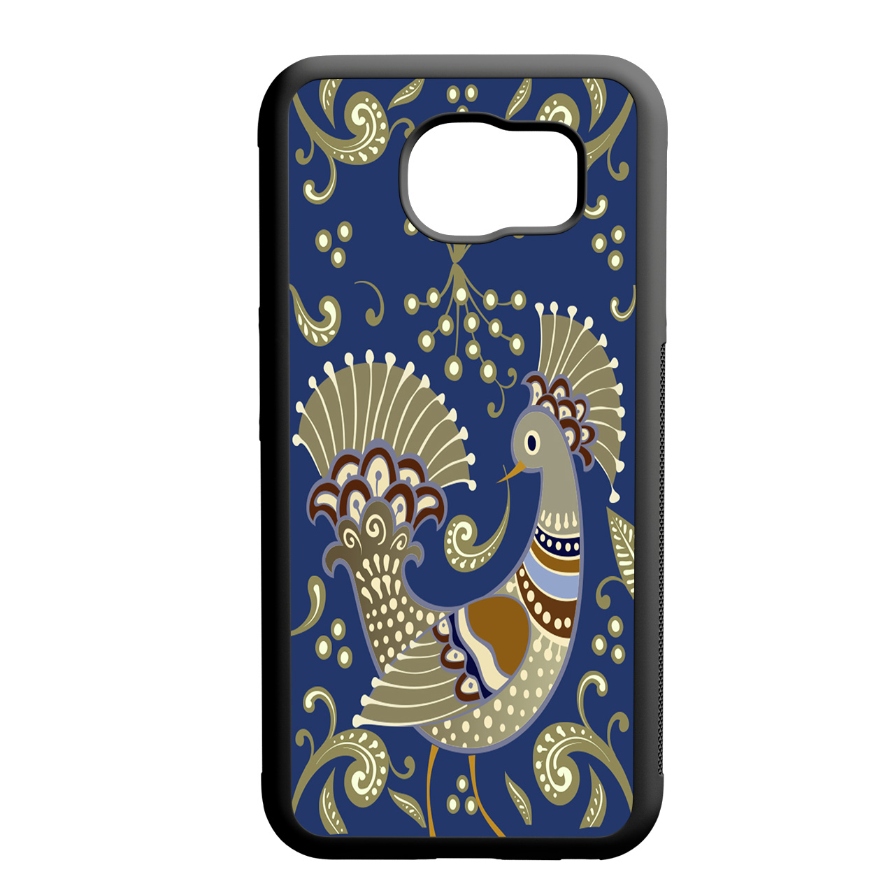 کاور طرح طاووس کد 0647 مناسب برای گوشی موبایل سامسونگ galaxy s6