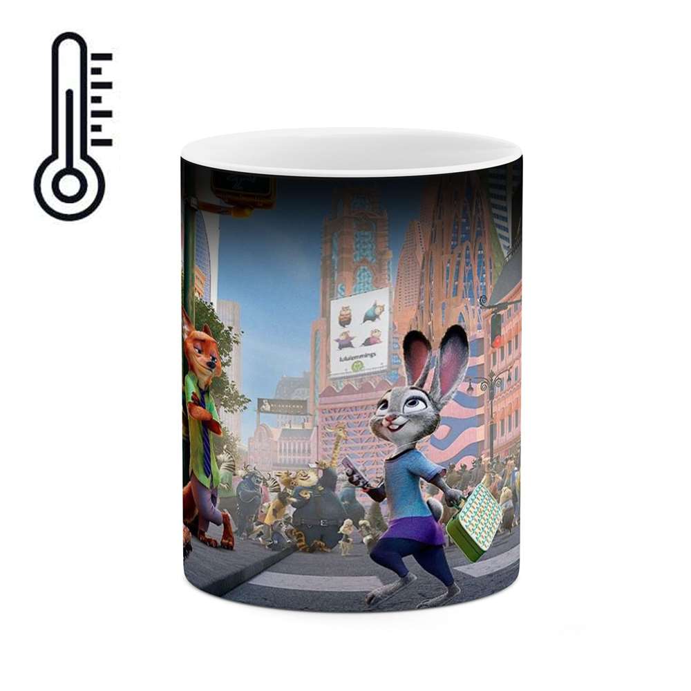 ماگ حرارتی طرح انیمیشن Zootopia مدل mgph16008