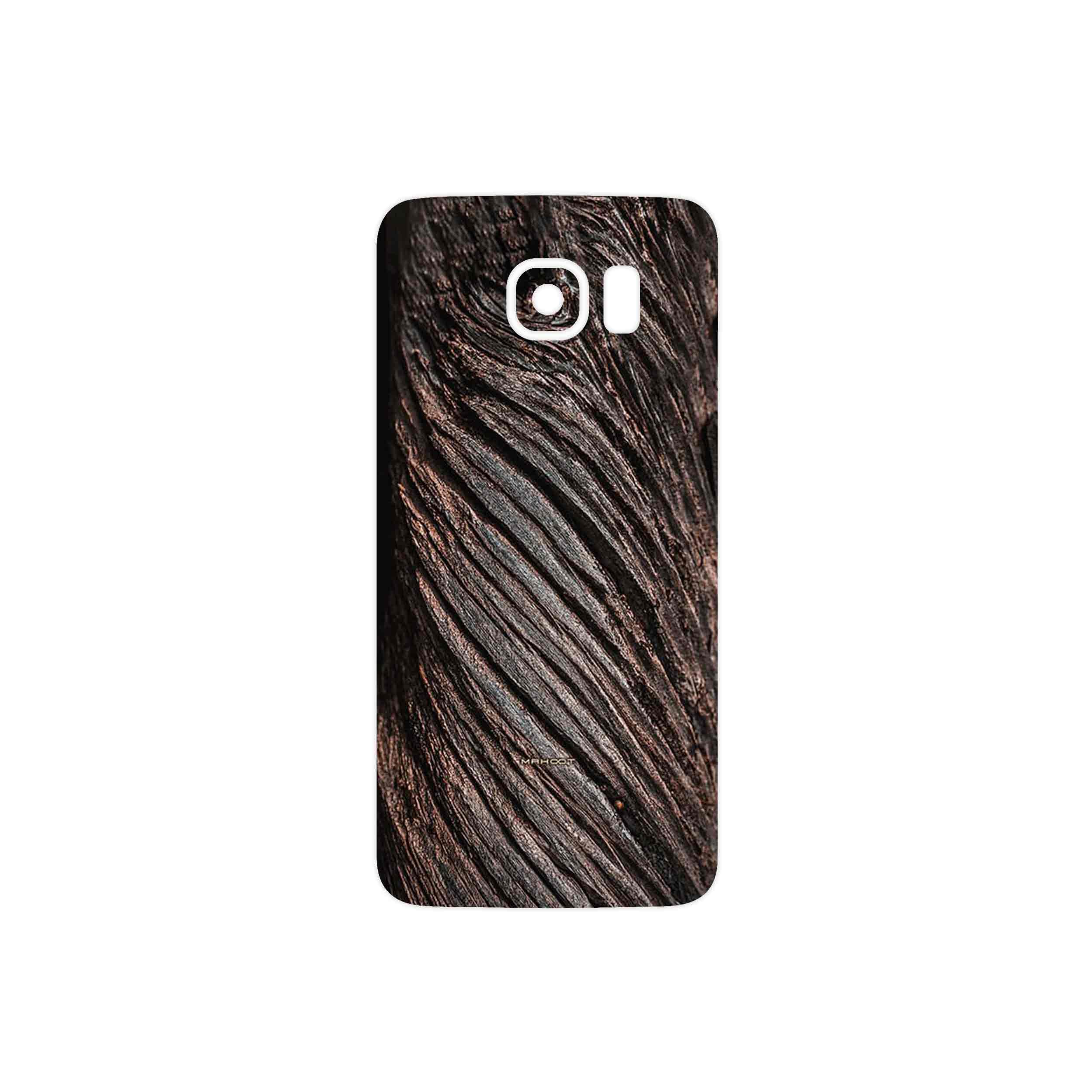برچسب پوششی ماهوت مدل Wood Texture 9 مناسب برای گوشی موبایل سامسونگ Galaxy S6