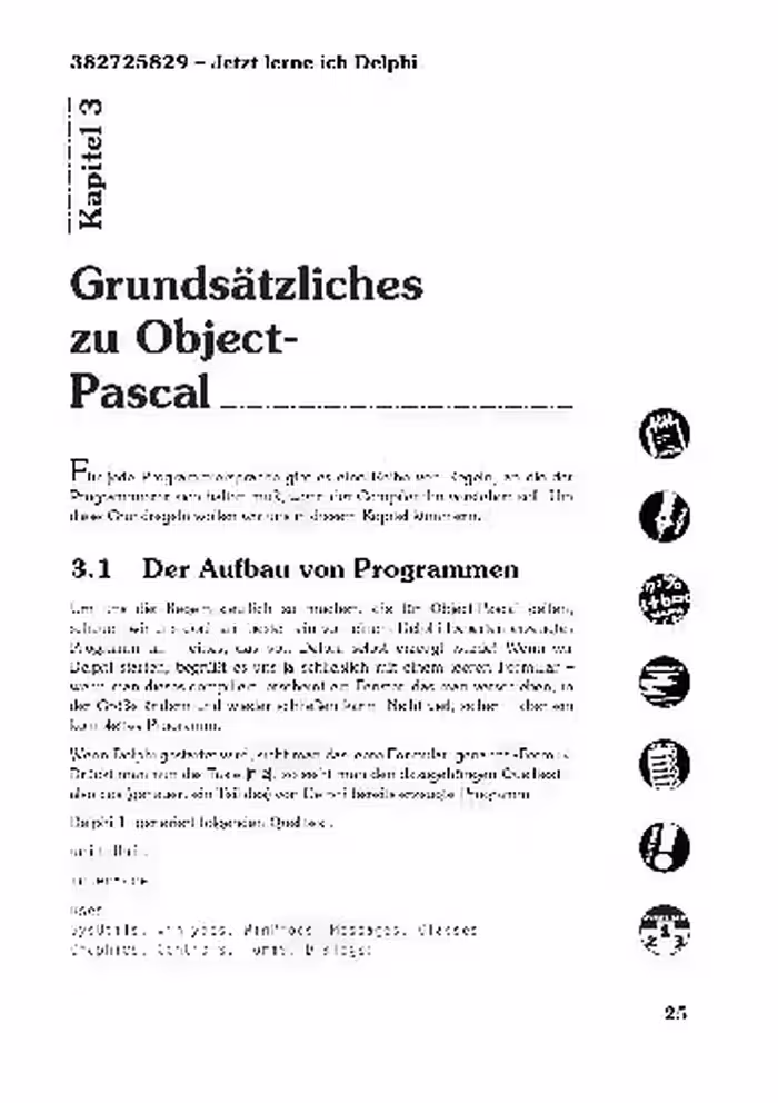 خرید و دانلود نسخه کامل کتاب Grundsätzliches zu Object-Pascal