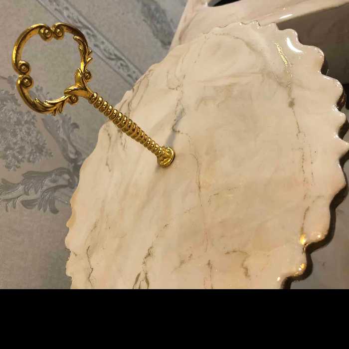 سینی رزینی و جای دستمال کاغذی طرح مرمر