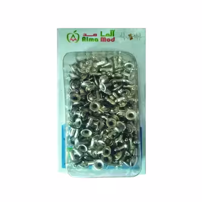 دکمه پرچ آلمامد مدل دو رو کد S660 مجموعه 120 عددی