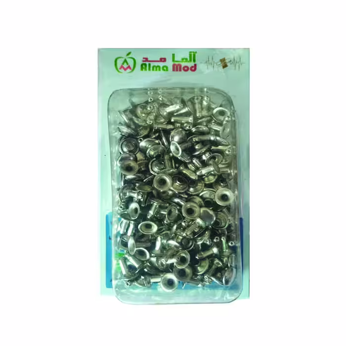 دکمه پرچ آلمامد مدل دو رو کد S660 مجموعه 120 عددی