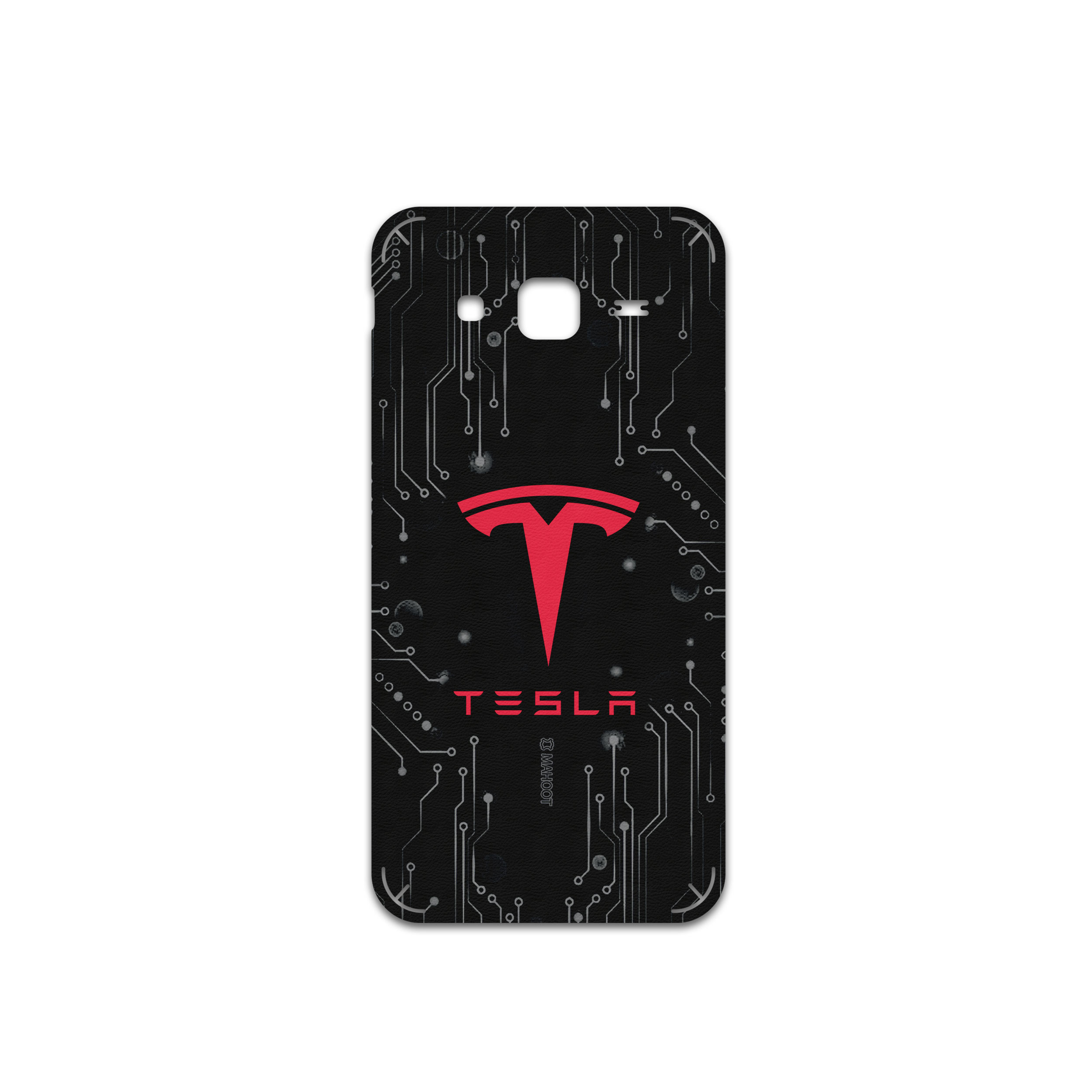 برچسب پوششی ماهوت مدل TESLA-Motors مناسب برای گوشی موبایل سامسونگ Galaxy J5