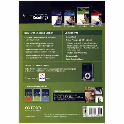 کتاب Select Readings intermediate 2ed اثر Linda Lee انتشارات آکسفورد 