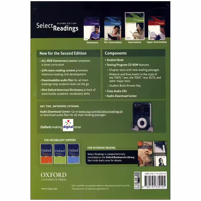 کتاب Select Readings intermediate 2ed اثر Linda Lee انتشارات آکسفورد 