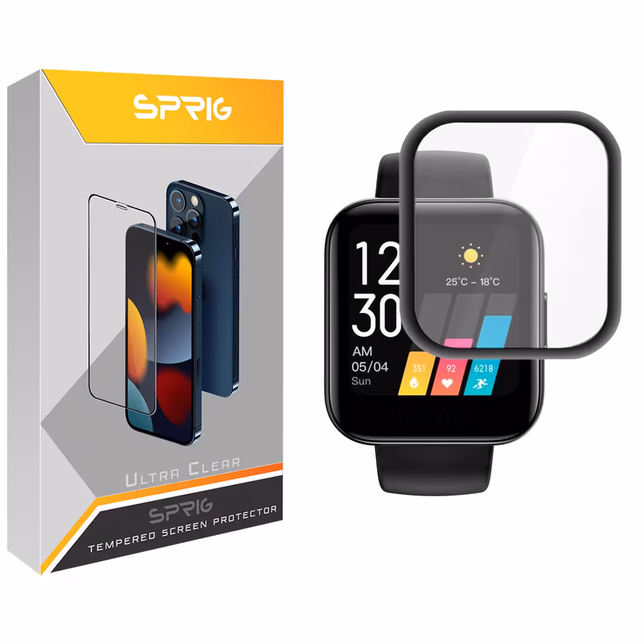 محافظ صفحه نمایش نانو اسپریگ مدل SPG مناسب برای ساعت هوشمند شیایومی Realme Watch