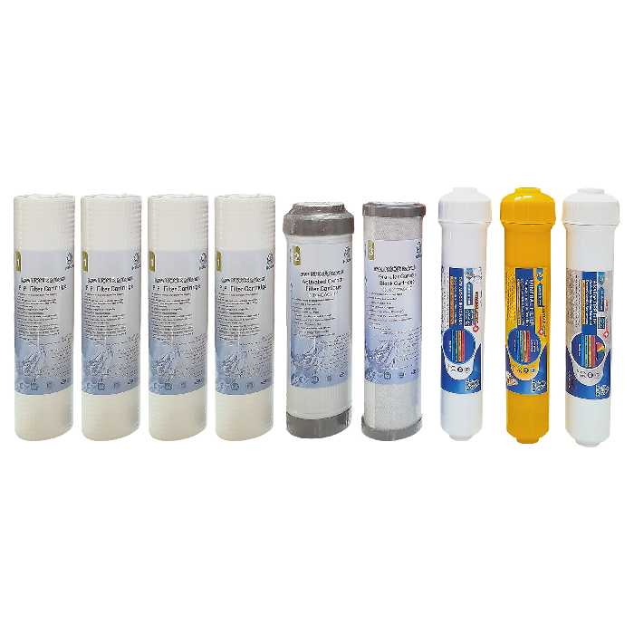 فیلتر دستگاه تصفیه آب رسا نور بابایی مدل ارگونومی پلاس بسته 9 عددی