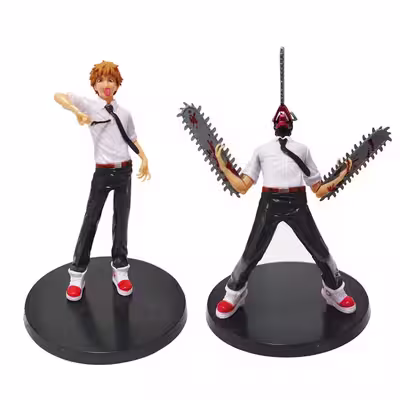 فیگور مدل مرد اره ای Chainsaw Man مجموعه 2 عددی