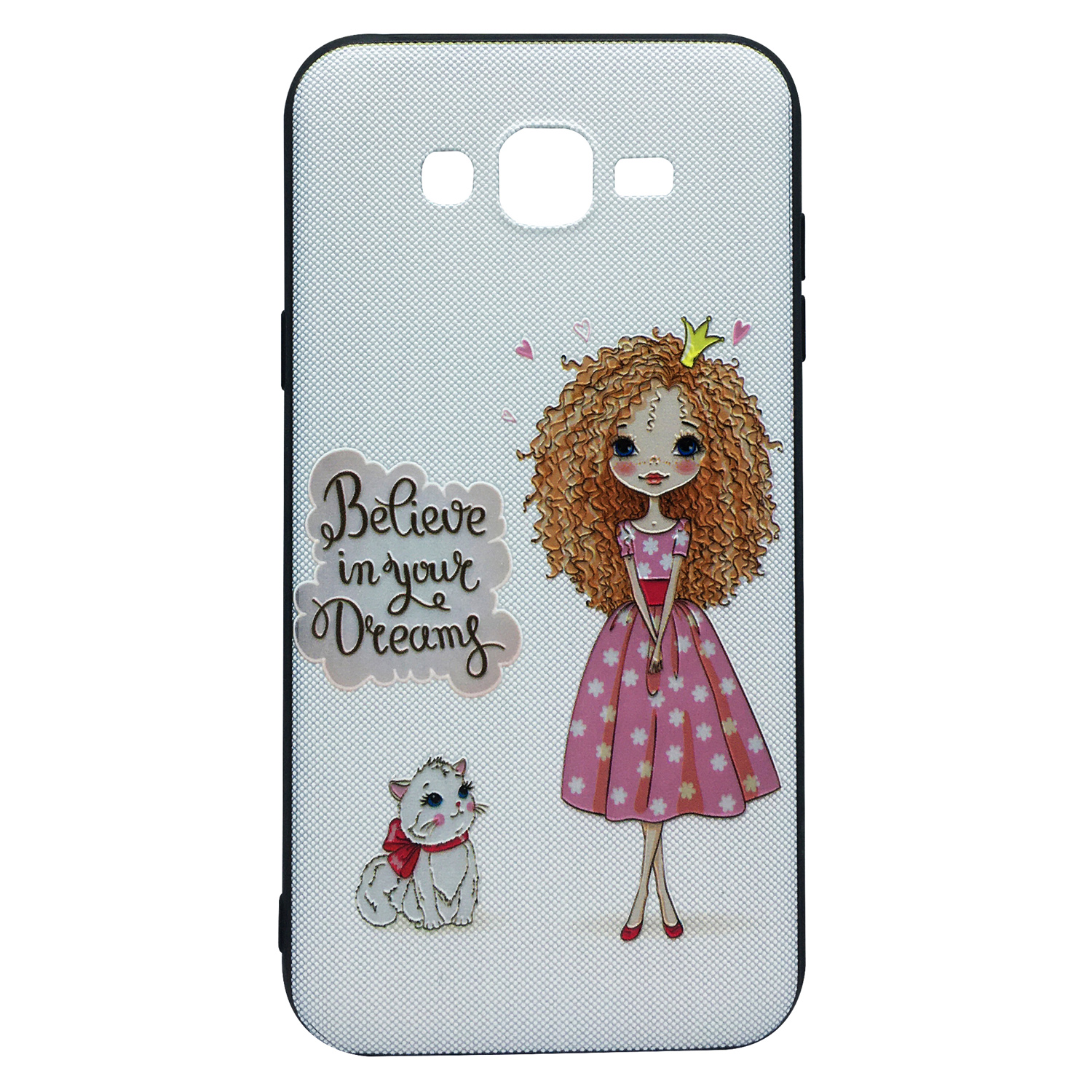 کاور طرح دختر و گربه مدل BEAUT مناسب برای گوشی موبایل سامسونگ Galaxy J5