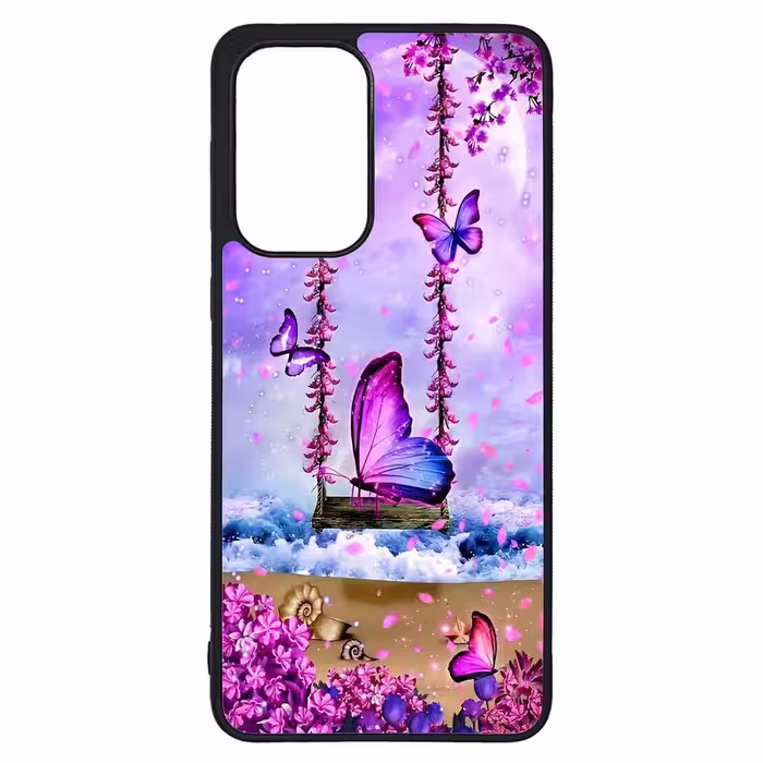 کاور طرح پروانه کد G-028 مناسب برای گوشی موبایل سامسونگ Galaxy A23 / A23 5G | دیجی قاب دونی