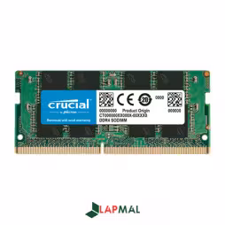 رم لپ تاپ DDR4 تک کاناله 3200 مگاهرتز CL22 کروشیال مدل SODIMM ظرفیت 16 گیگابایت
فروشگاه اینترنتی تخصصی لپتاپ لپ مال