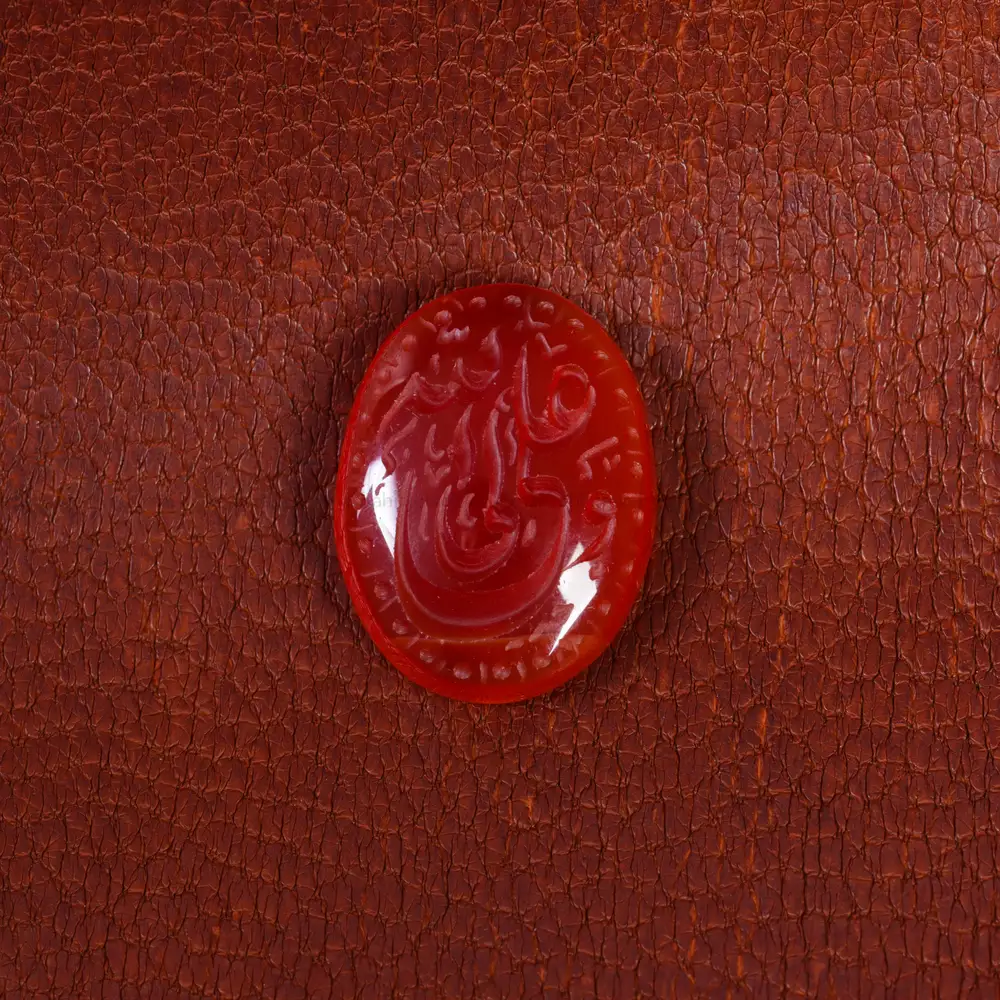 نگین عقیق کد 16544 - جواهری مشاهیر