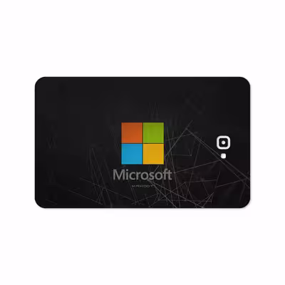 برچسب پوششی ماهوت مدل Microsoft-Logo مناسب برای تبلت سامسونگ Galaxy Tab A 10.1 2016 T580