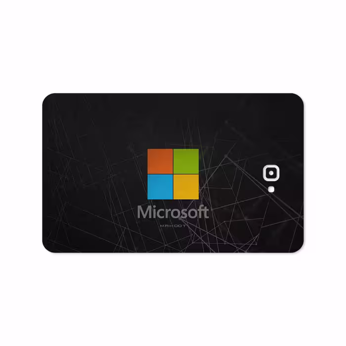 برچسب پوششی ماهوت مدل Microsoft-Logo مناسب برای تبلت سامسونگ Galaxy Tab A 10.1 2016 T580