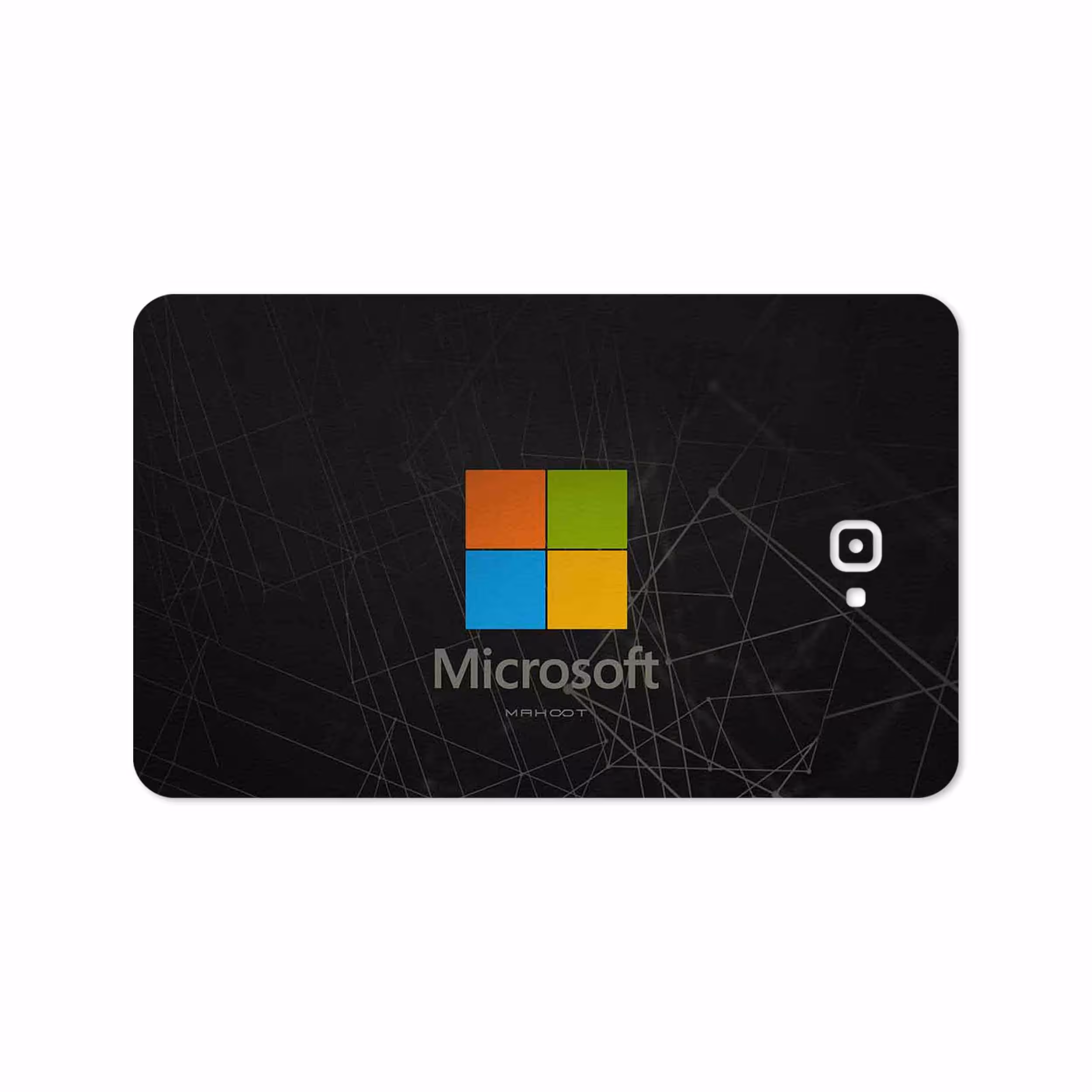 برچسب پوششی ماهوت مدل Microsoft-Logo مناسب برای تبلت سامسونگ Galaxy Tab A 10.1 2016 T580