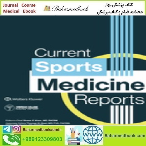Current Sports Medicine Reports Volume 22 1 to 12 2023