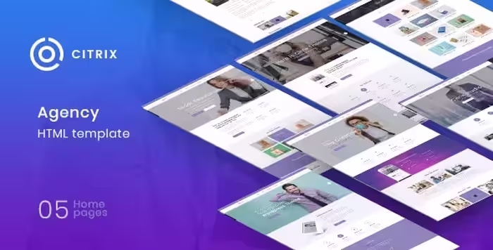 دانلود قالب HTML5 چندمنظوره Citrix