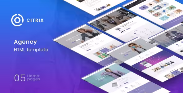 دانلود قالب HTML5 چندمنظوره Citrix