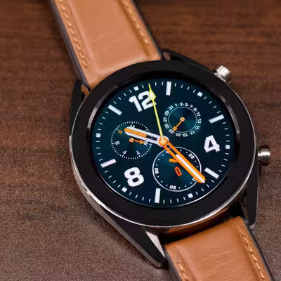 برچسب ماهوت طرح Matte-Black مناسب برای ساعت هوشمند هوآوی Watch GT