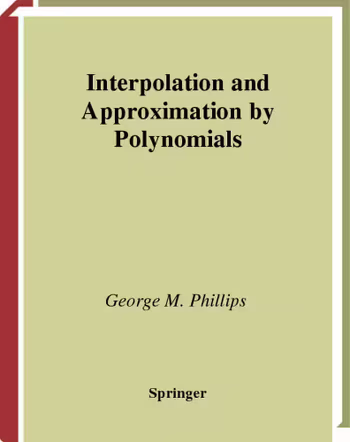 خرید و دانلود نسخه کامل کتاب Interpolation and Approximation by Polynomials