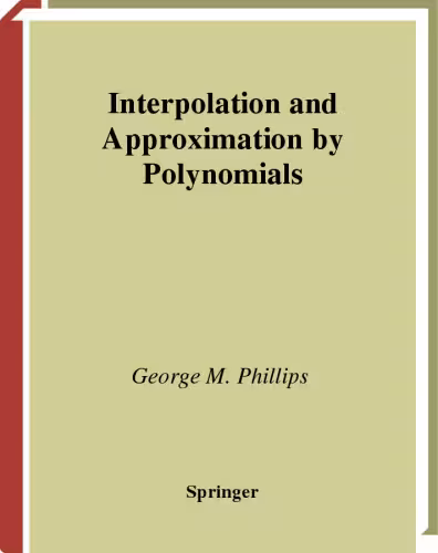 خرید و دانلود نسخه کامل کتاب Interpolation and Approximation by Polynomials