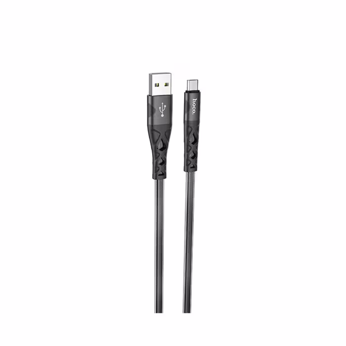 کابل تبدیل USB به MICROUSB  هوکو مدل U105 ANTI TWIST طول 1.2 متر