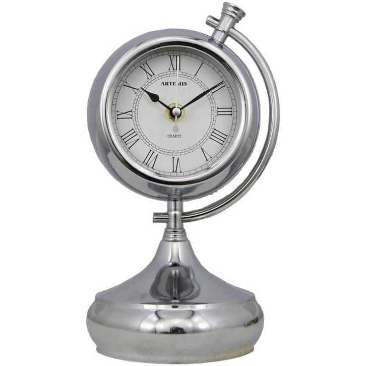 ساعت رومیزی آرتمیس کد 2033 silver نقره ای