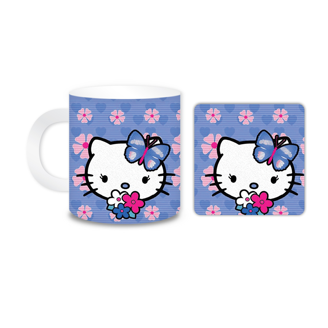 ماگ مدل کیتی کد 1380 به همراه زیر لیوانی