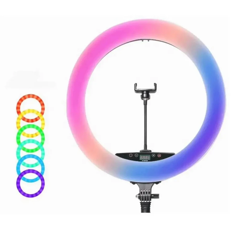 رينگ لايت (48 سانتی متر 65 وات) KY-BK 448 RGB Ring Light