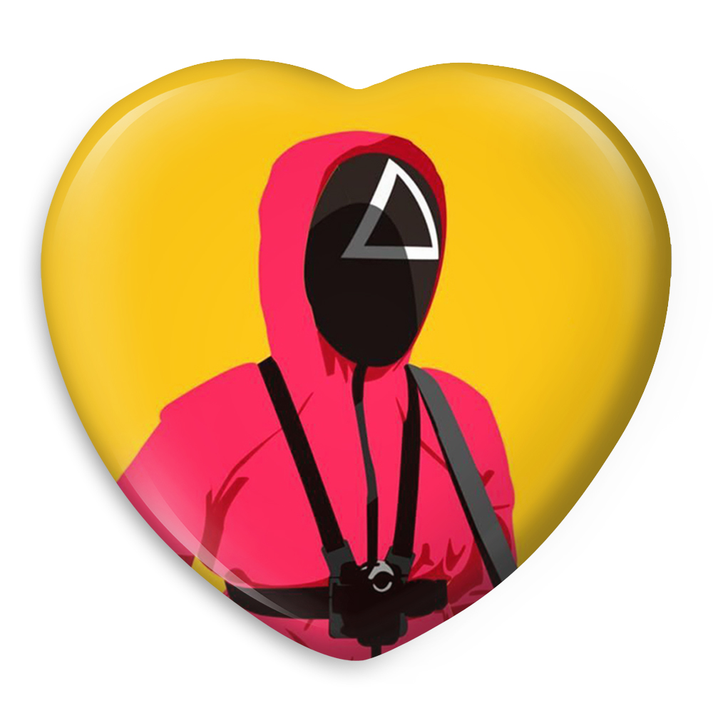 پیکسل خندالو طرح بازی مرکب مدل Squid Game مدل قلبی کد 10803