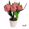 گلدان به همراه گل مصنوعی کد 5121