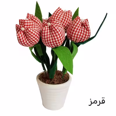 گلدان به همراه گل مصنوعی کد 5121