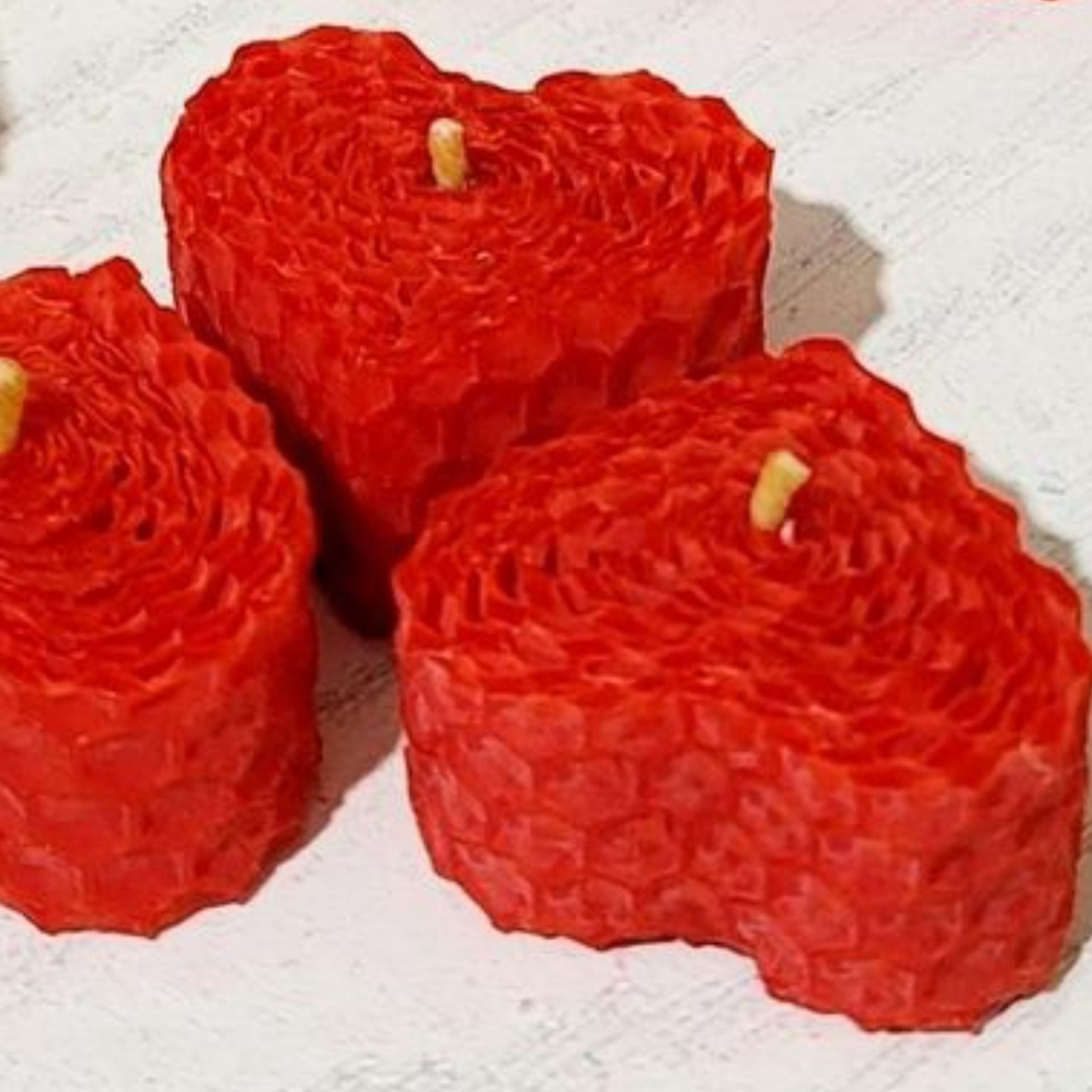 شمع دستساز قلبی(پک 4 عددی)