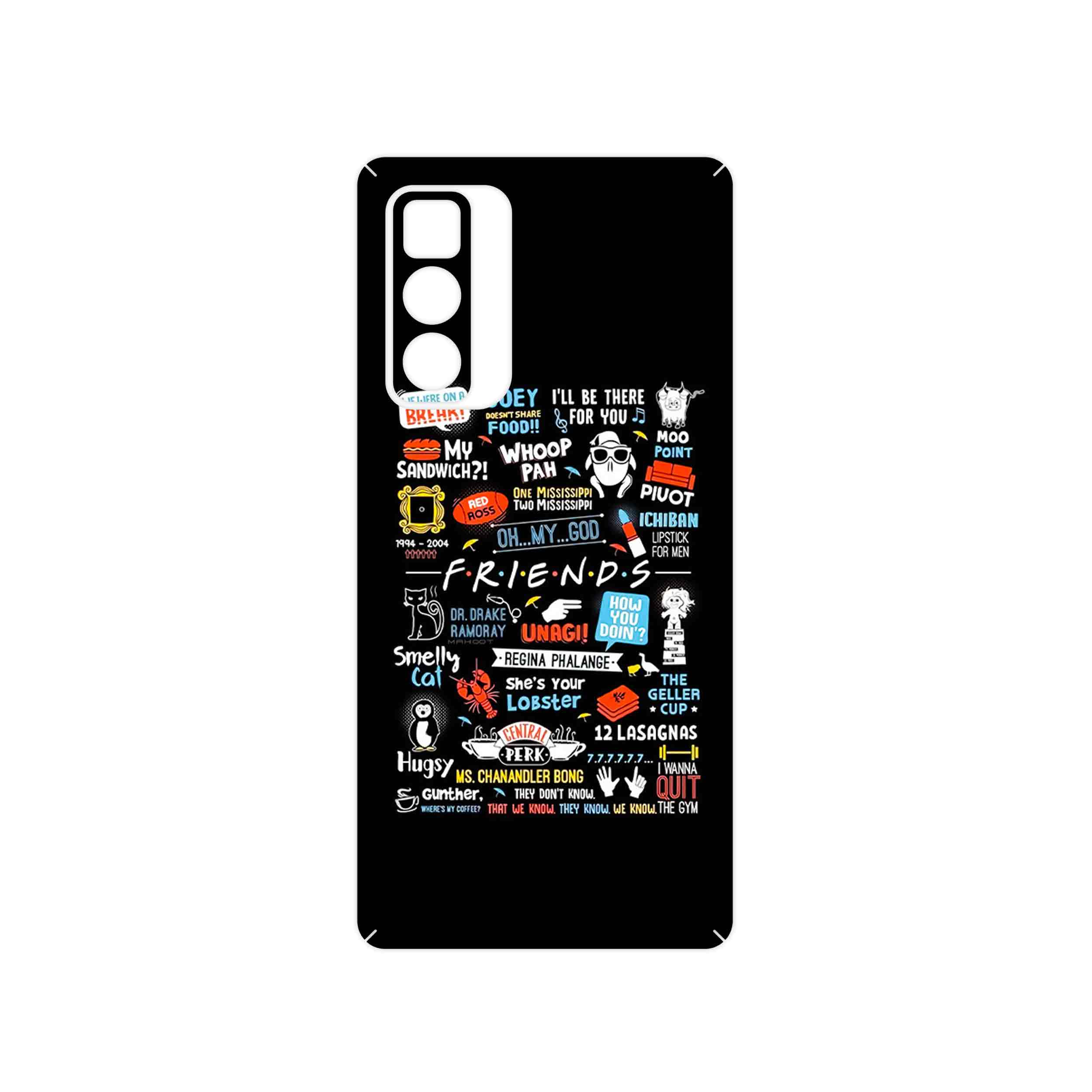 برچسب پوششی ماهوت مدل Friends 2 مناسب برای گوشی موبایل موتورولا Edge 20 Pro