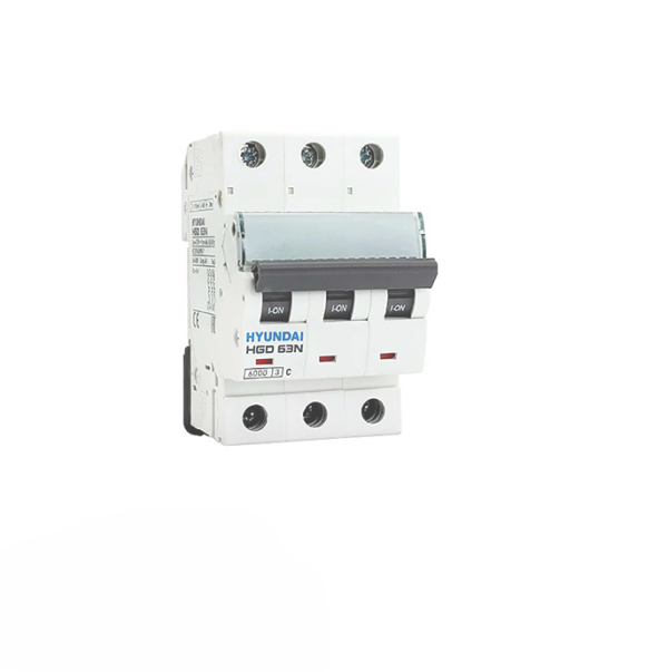 کلید مینیاتوری سه پل 50 آمپر هیوندای | برق و صنعت صادقی