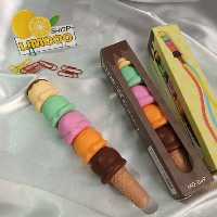 هایلایتر 5تایی بستنی قیفی فانتزی وارداتی درجه یک