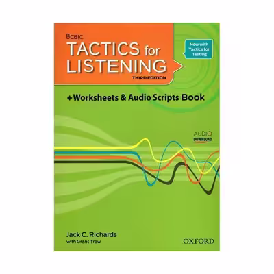 کتاب Tactics for Listening 3rd Basic اثر Jack C. Richards انتشارات oxford