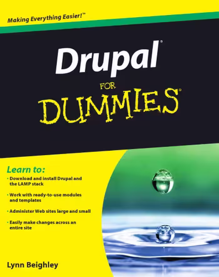 خرید و دانلود نسخه کامل کتاب Drupal For Dummies