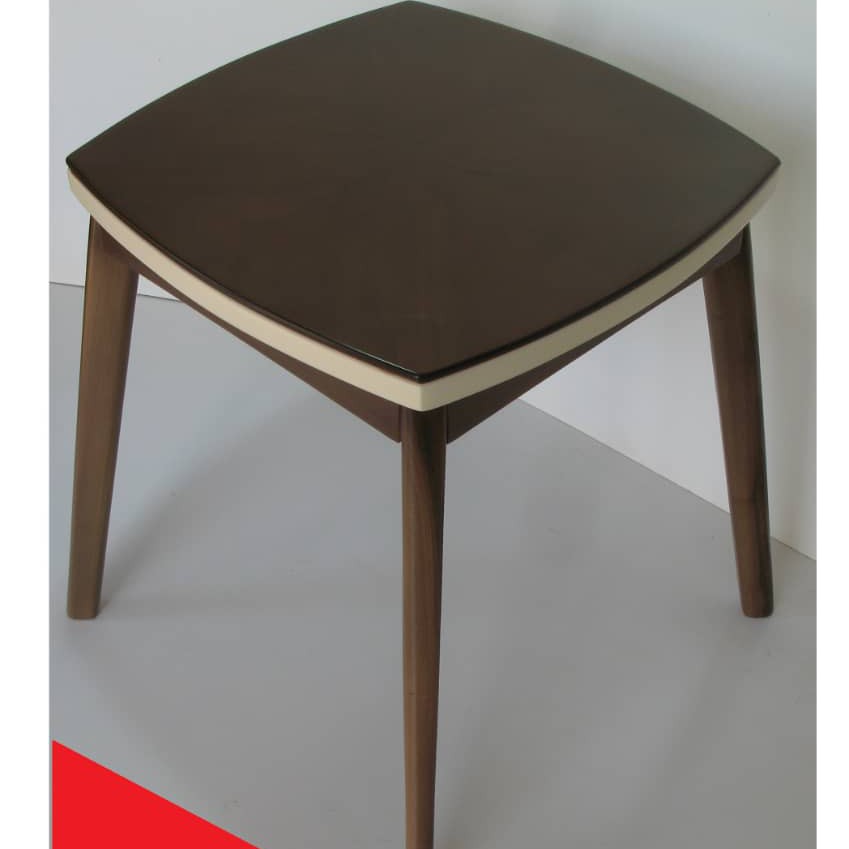 عسلی مربع چوبی