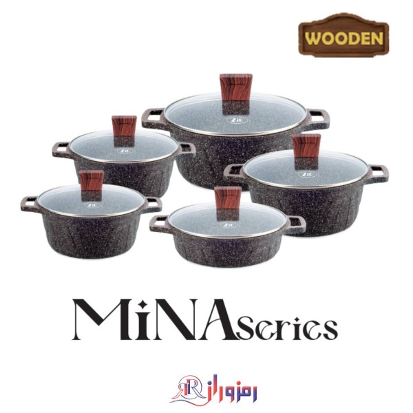 سرویس قابلمه 10 پارچه زیو ZCS-7135 اصل