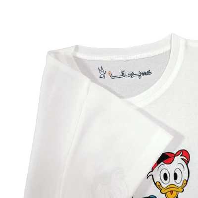 تی شرت بچگانه پرمانه طرح دونالد داک کد pmt.5364