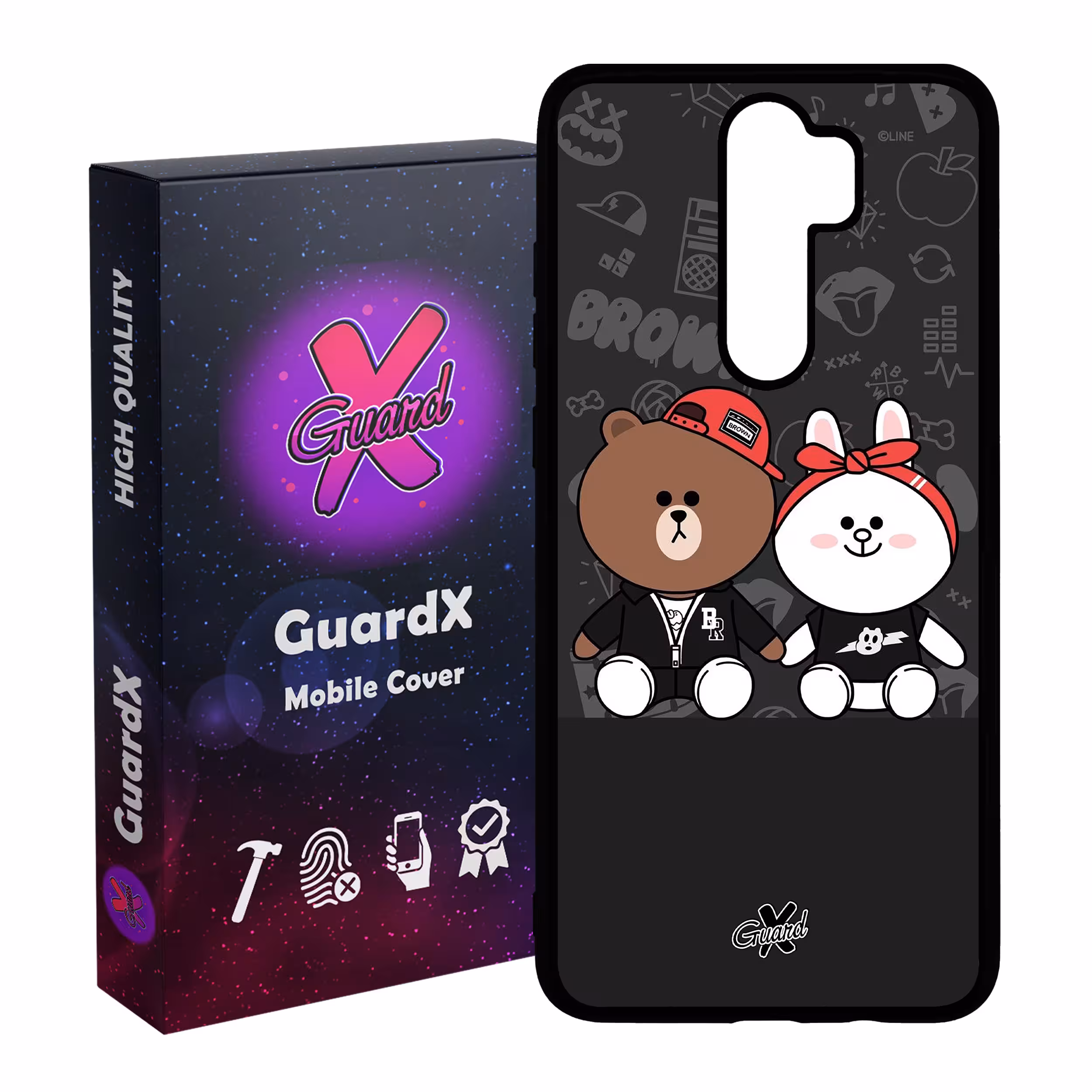 کاور گارد ایکس طرح Friends مدل Glass10127 مناسب برای گوشی موبایل شیائومی Redmi 9 / 9 Prime