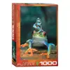 پازل 1000 تکه يوروگرافيكس پازلز طرح سه قورباغه كد 3004