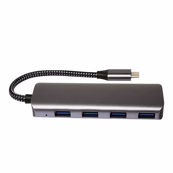 هاب 4 پورت Type C کی نت مدل K-NET K-HUCMHC320