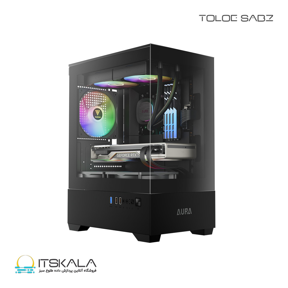 کیس گیم دیاس مدل AURA GC9M ARGB