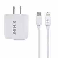 شارژر دیواری ایکس کین مدل XK-HC25 به همراه کابل تبدیل  لایتنینگ