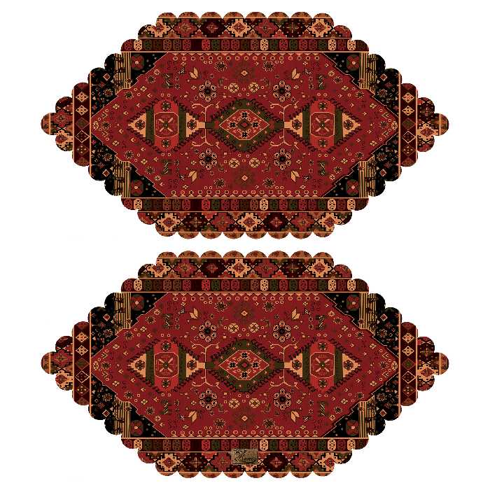 ست رومیزی 2 تکه رنس مدل TT5-42455