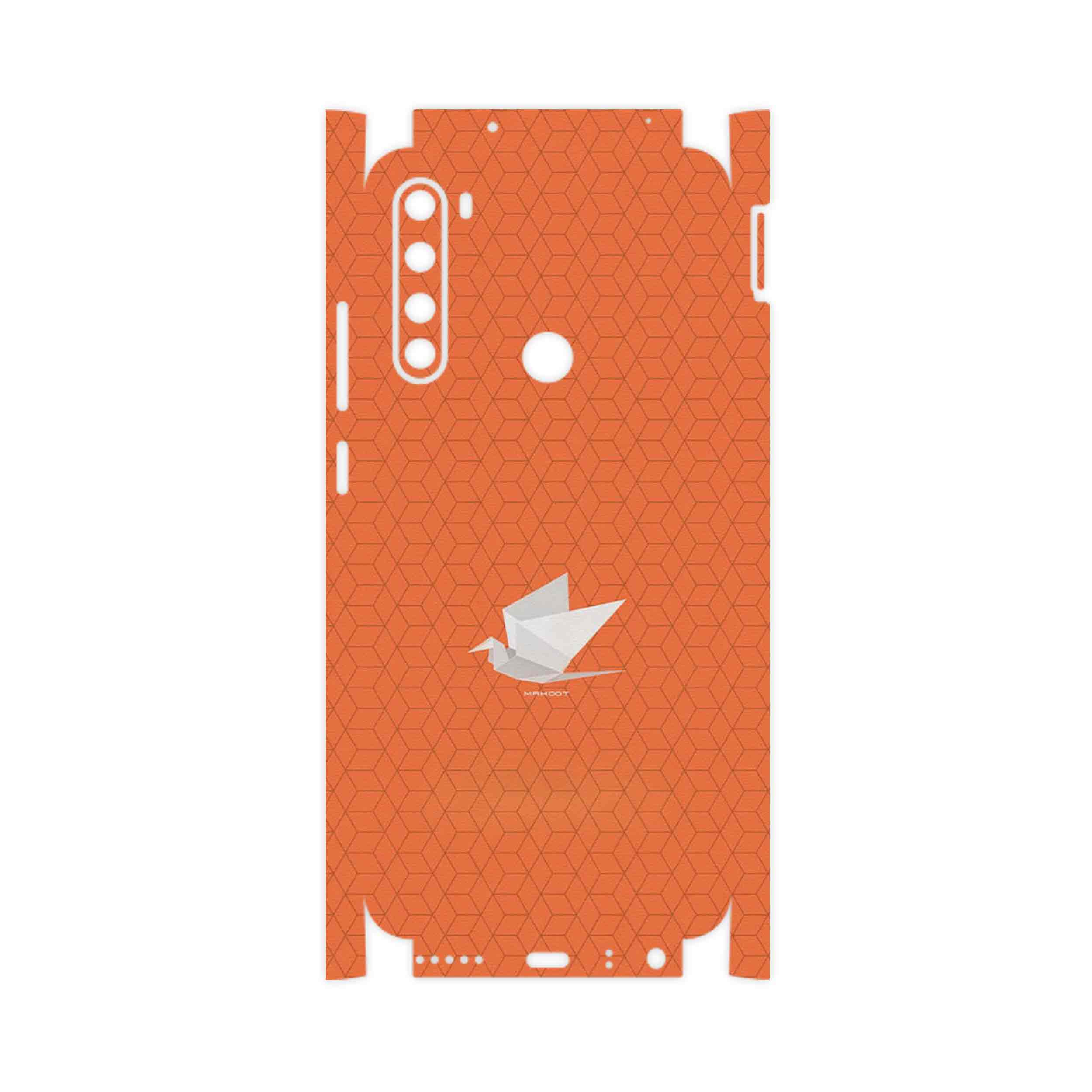 برچسب پوششی ماهوت مدل Minimalist origami bird-FullSkin مناسب برای گوشی موبایل شیائومی Redmi Note 8 2021